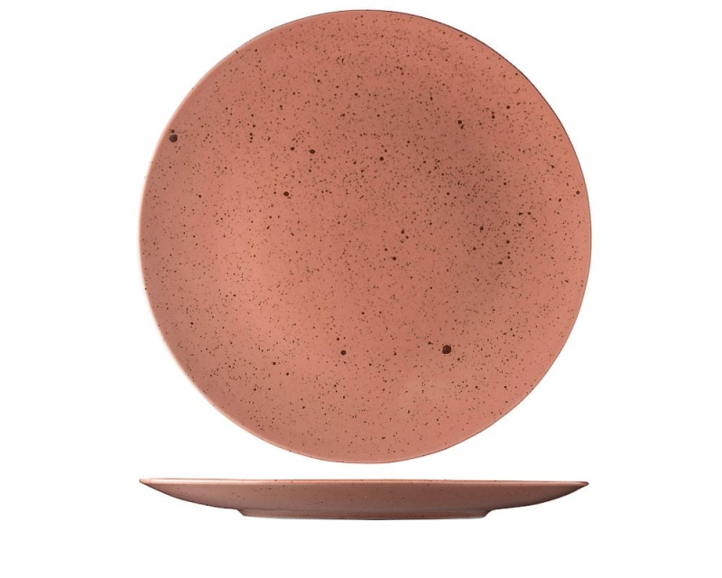 Tallerken uten kant 30 cm, Lifestyle Terracotta -Lilien