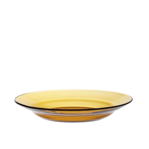 Dyp glassplate 23 cm, lys gul - Duralex