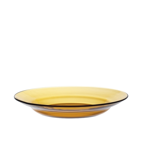Dyp glassplate 23 cm, lys gul - Duralex