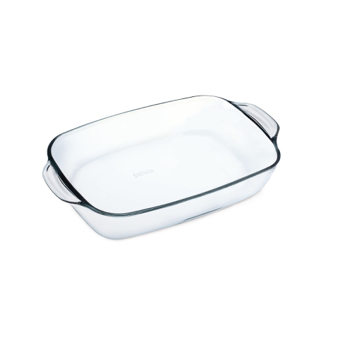 Avlangt ovnsfat i glass, 40 x 27 cm - Simax