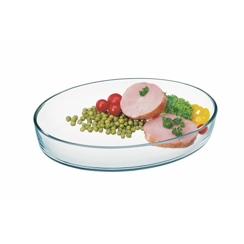 Oval ovnsform i glass, 40 x 27 cm - Simax