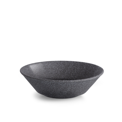 Skål Hazy nr. 4, Halvglasert, 20 cm, Mørkegrå - Benedikt