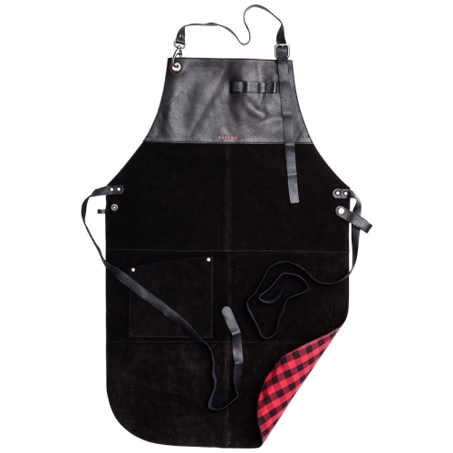 Satake Forkle i semsket skinn, Medium - Satake