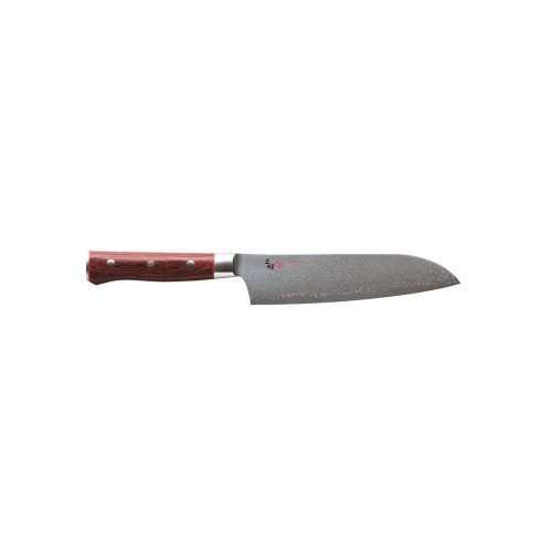 Santoku, 18cm, Flame Damaskus - Mcusta/Zanmai