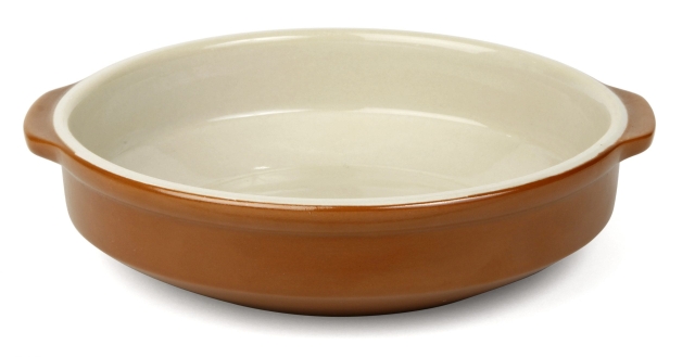 Gratengform brun/beige, diameter 14 cm - Xantia