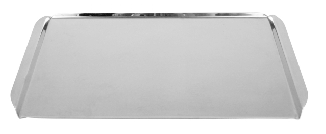 Plate i rustfritt stål, 36,3 x 17,8 cm - Exxent