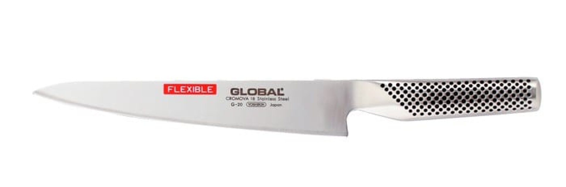 Global G-20 Bred filetkniv, 21cm, fleksibel