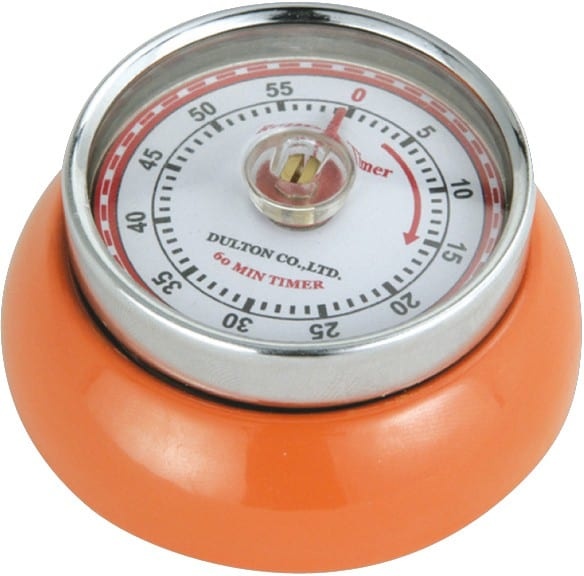 Analog kjøkkentimer, oransje - Zassenhaus