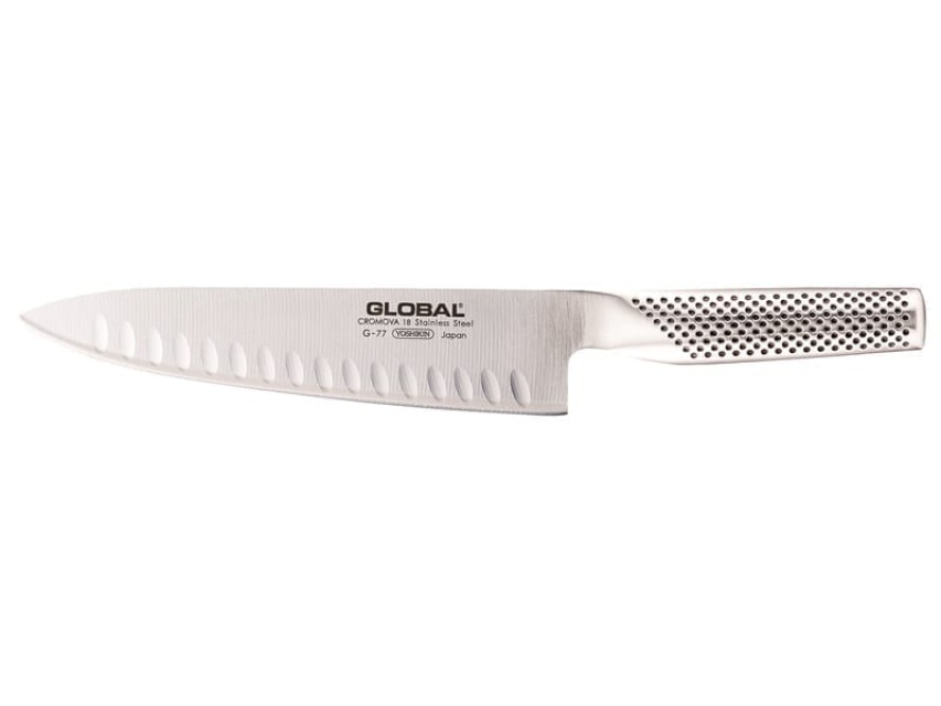Global G-77 Oliven slipt kokkekniv, 20 cm