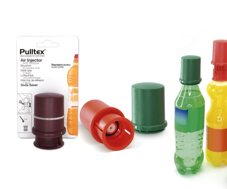 Silicone Soda Stopper, blandede farger - Pulltex