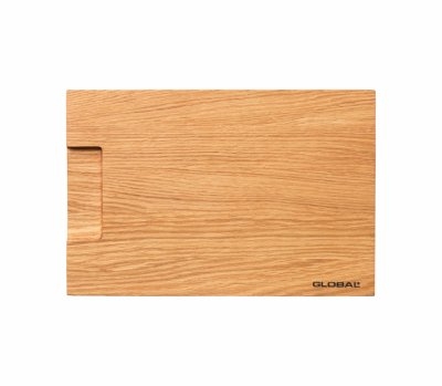 Skjærebrett i eik, 30x20x2.2cm - Global