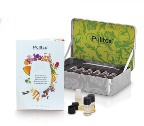 Aromasett for hvite viner og champagne, 12-pak - Pulltex