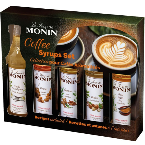 Monin Coffee Set Syrup 5 x 5 cl