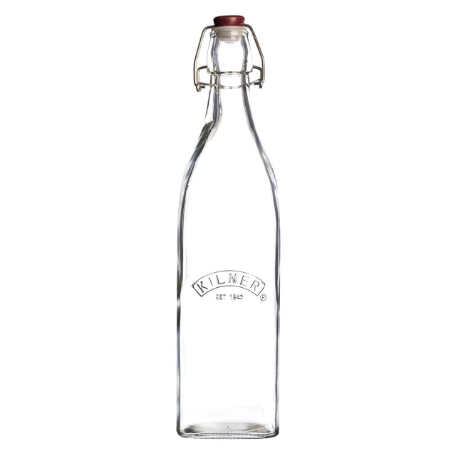 Glassflaske med klemme, 1L - Kilner