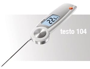 Termometer Testo 104, sammenleggbart