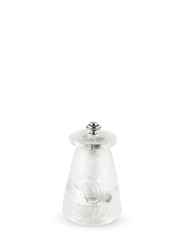 Sett med salt og pepperkvern, Lalique, 9 cm - Peugeot