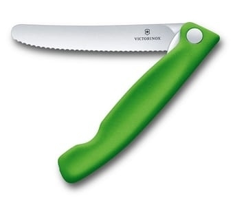 Swiss Classic foldekniv, taggete, 11 cm - Victorinox