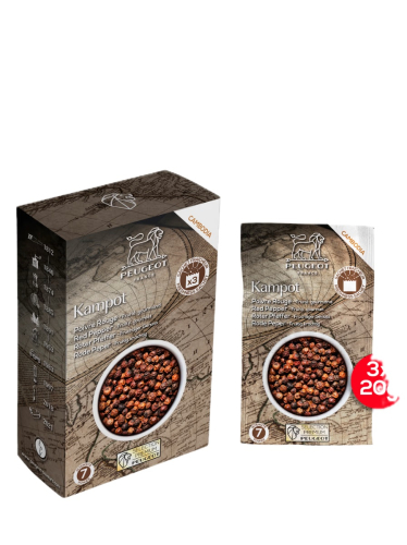Pepper, Rød Kampot, 60 g, Kambodsja - Peugeot