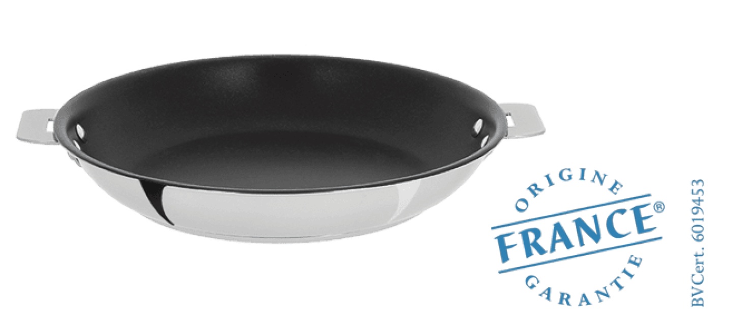 Belagt stekepanne, avtagbart håndtak, Casteline - Cristel