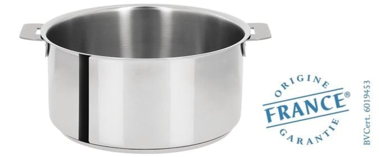 Kjele i rustfritt stål, avtagbart håndtak, Mutine - Cristel