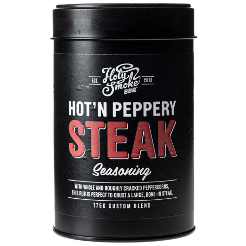 Peppery Steak, krydderblanding, 175 g - Holy Smoke BBQ