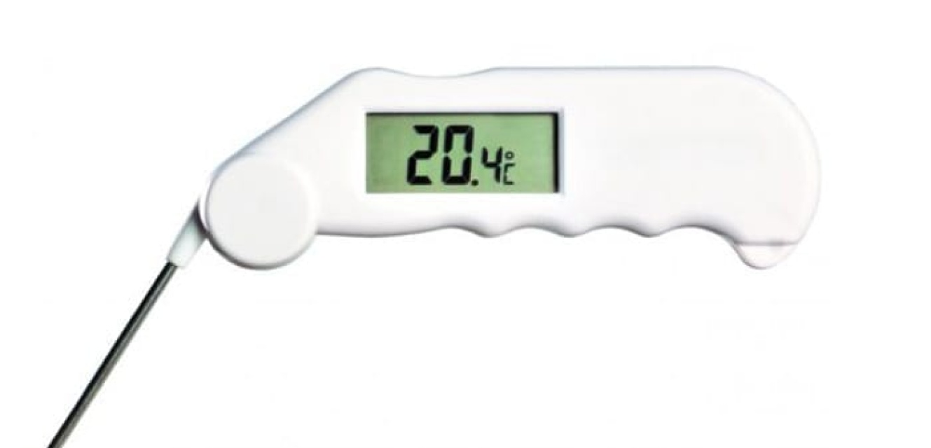 Gourmet pinnetermometer, hvit - ETI