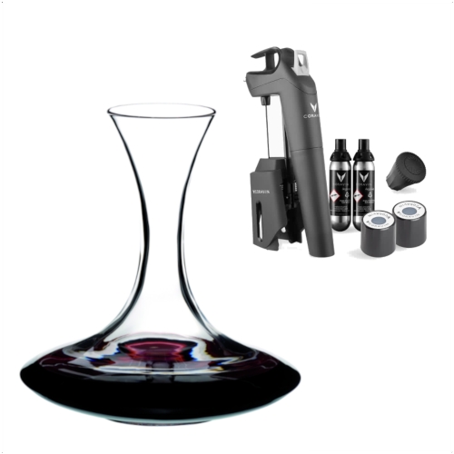 Dionysuspakke: Coravin Timeless Three + / Riedel Ultra karaffel