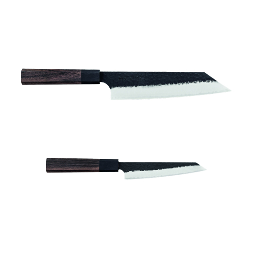 Knivsett Bunka Kurouchi finish, Shinmatsu - Suncraft