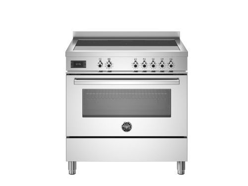 Induksjonstopp Professional, 90 cm, 5 soner, Enkel ovn, Rustfritt stål - Bertazzoni