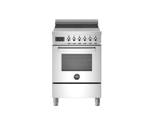 Induksjonstopp Professional, 60 cm, 4 soner, Enkel ovn, Rustfritt stål - Bertazzoni