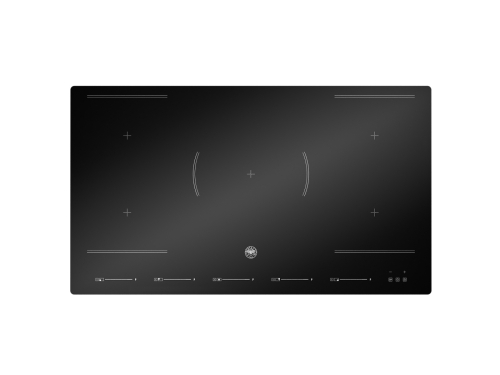 Induksjonstopp 90 cm, faset kant, 5 soner - Bertazzoni