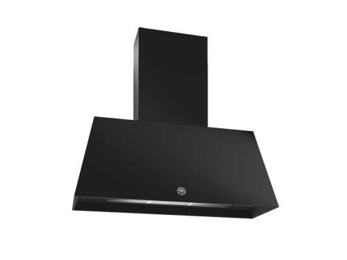 Vifte Heritage, veggmontert 110 cm, Matt svart - Bertazzoni
