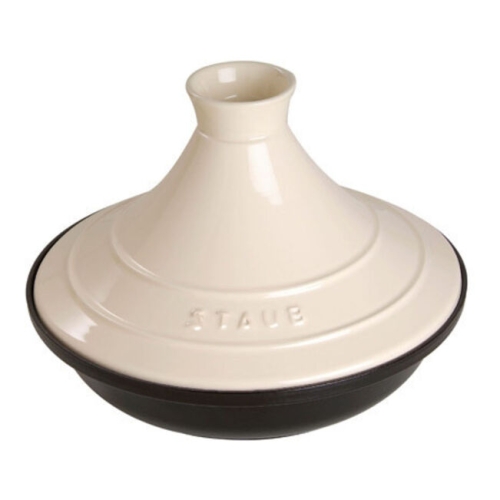 Tajine i Støpejern, 20cm, Svart/Krem - Staub