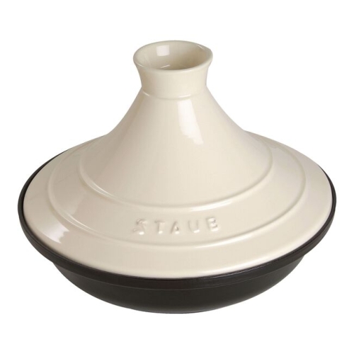 Tajine i Støpejern, 28 cm, Svart/Krem - Staub