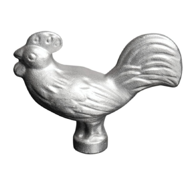 Metallknott til Staub støpejernsgryte - diverse figurer - Kylling