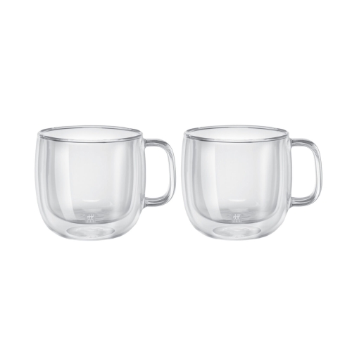 Cappuccino Cup/Tea Cup i dobbeltveggglass, 2-pack, Sorrento - Zwilling