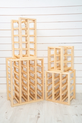 Vinstativ, Furu - Swedish Wine Rack