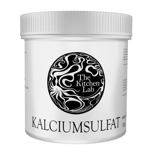 Kalsiumsulfat (E516), 100g - The Kitchen Lab