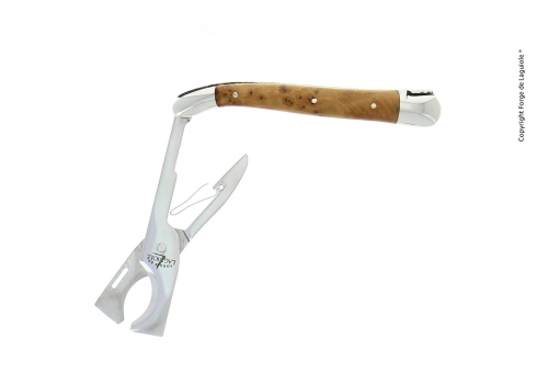 Sigarknipper, Tuja-skaft, polert - Forge de Laguiole