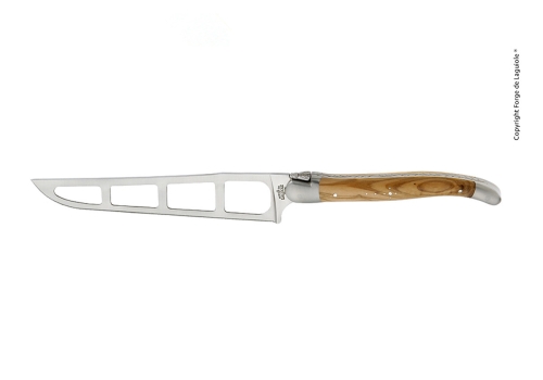 Ostekniv, olivenskaft, polert, R. Barthélemy - Forge de Laguiole