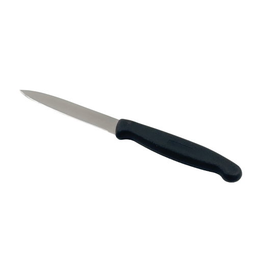 Den klassiske lille skrellkniven med svart plasthåndtak, 10 cm - The Kitchen Lab