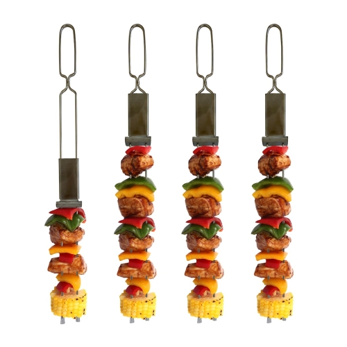Dobbelt grillspyd, 4-pakning - Outset