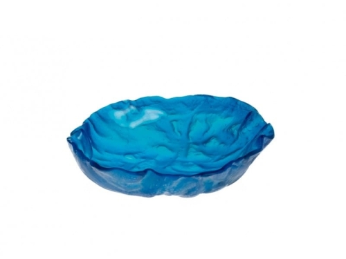 Glassbolle, karibisk blå, 15 cm - 100 % kokk