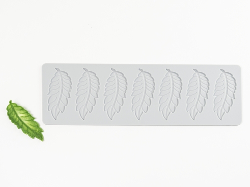 Silikonform for Tuille, Fjær - 100% Chef
