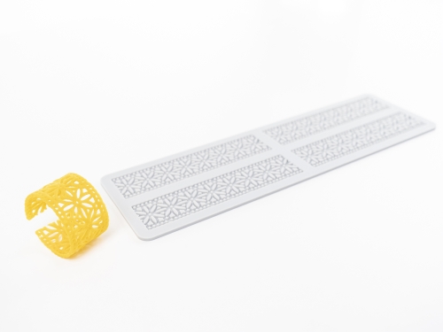 Silikonform for Tuille, arabesk - 100% Chef
