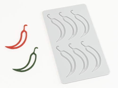 Silikonform for Tuille, Chili - 100% Chef
