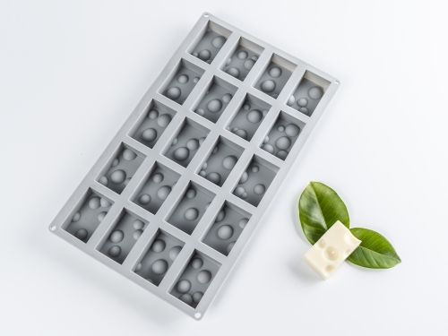 Silikonform for dekorasjon, Emmental - 100% Chef