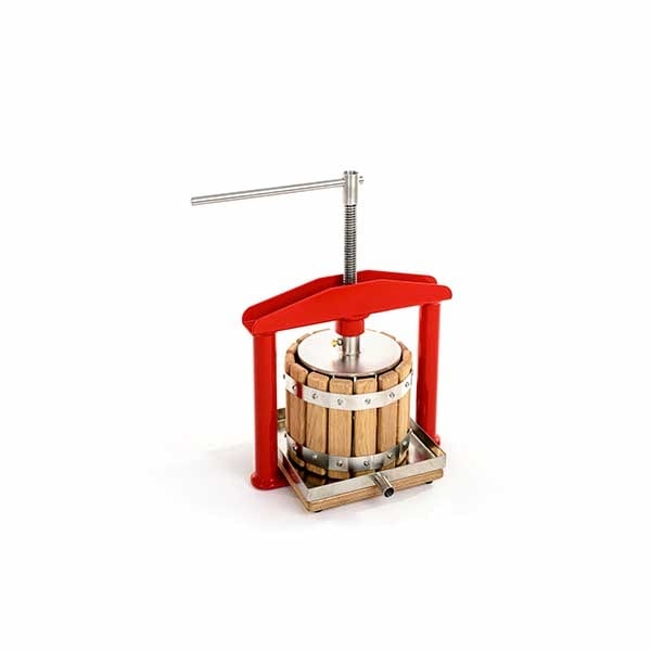 Manuell fruktpresse, eik, 3 L - Apple press