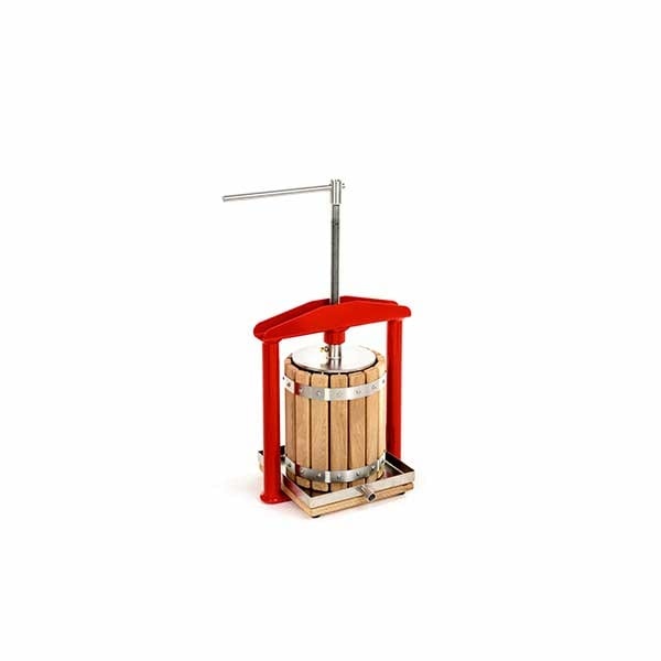 Manuell fruktpresse, eik, 5 L - Apple press