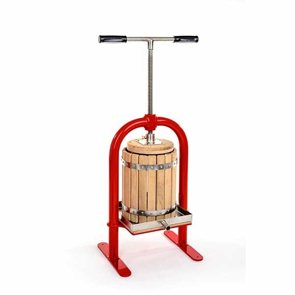 Manuell fruktpresse, eik, 10 L - Apple press